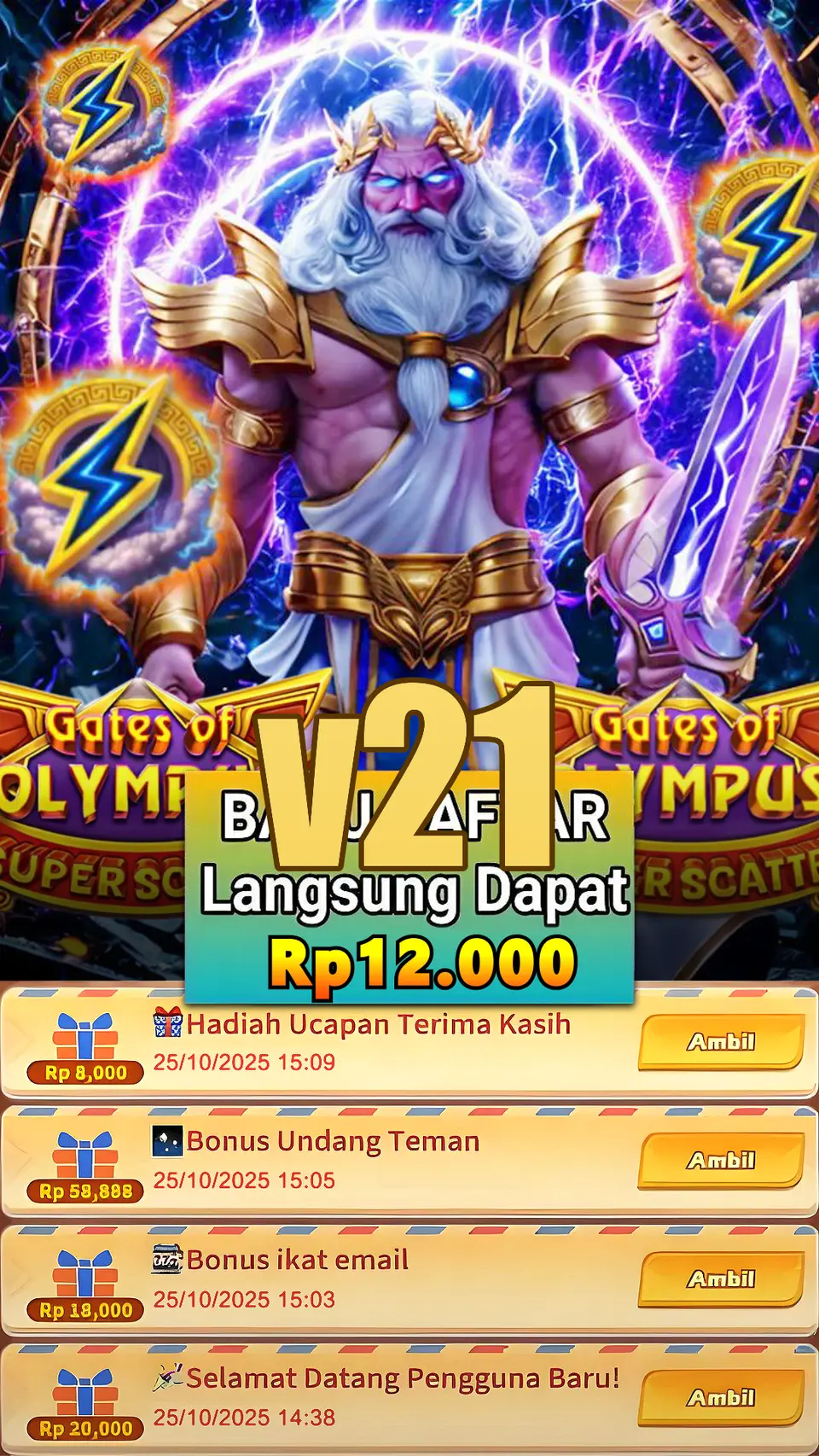 v21 Masuk